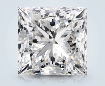 5.07ct E VS2 Rare Carat Ideal Cut Princess Lab Grown Diamond