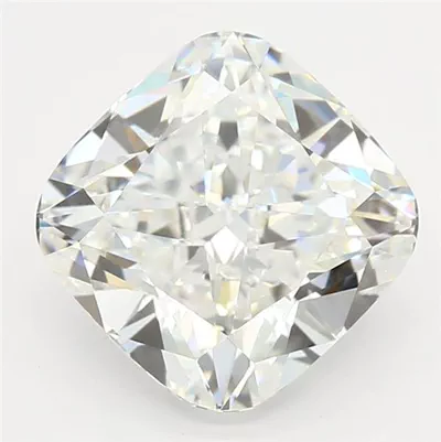 3.26ct F VVS2 Rare Carat Ideal Cut Cushion Lab Grown Diamond