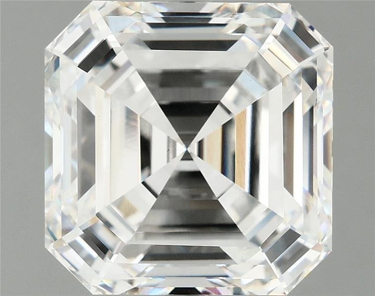8.44ct F VVS2 Rare Carat Ideal Cut Asscher Lab Grown Diamond