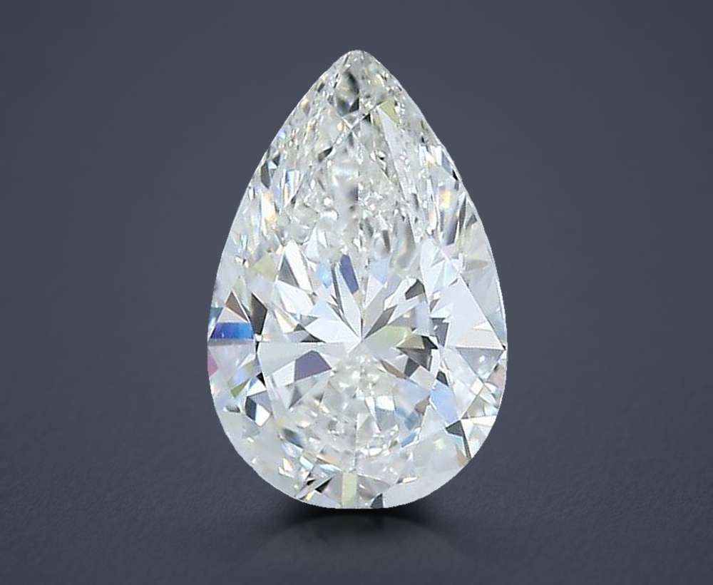 1.50ct H VS1 Rare Carat Ideal Cut Pear Diamond