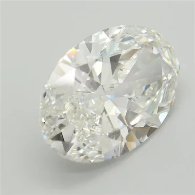 13.61ct F VVS2 Rare Carat Ideal Cut Oval Lab Grown Diamond