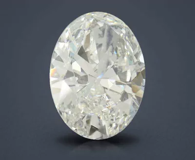 13.61ct F VVS2 Rare Carat Ideal Cut Oval Lab Grown Diamond