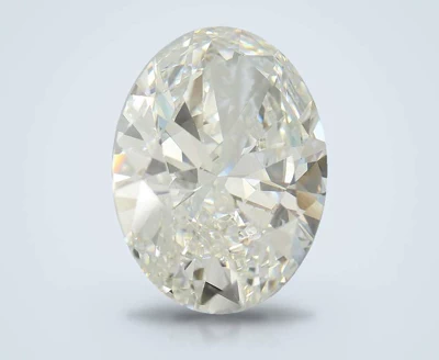 13.61ct F VVS2 Rare Carat Ideal Cut Oval Lab Grown Diamond