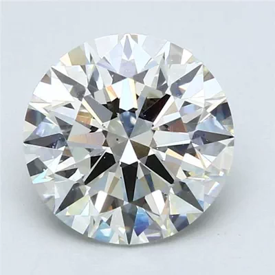 4.02ct I SI1 Rare Carat Ideal Cut Round Diamond