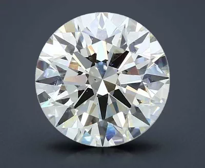 4.02ct I SI1 Rare Carat Ideal Cut Round Diamond