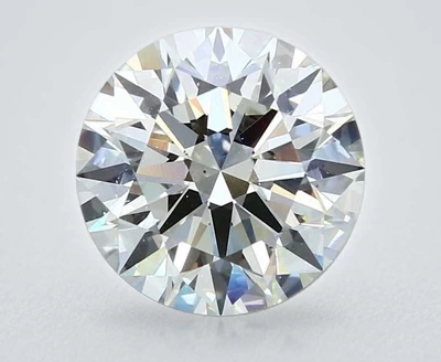 4.02ct I SI1 Rare Carat Ideal Cut Round Diamond