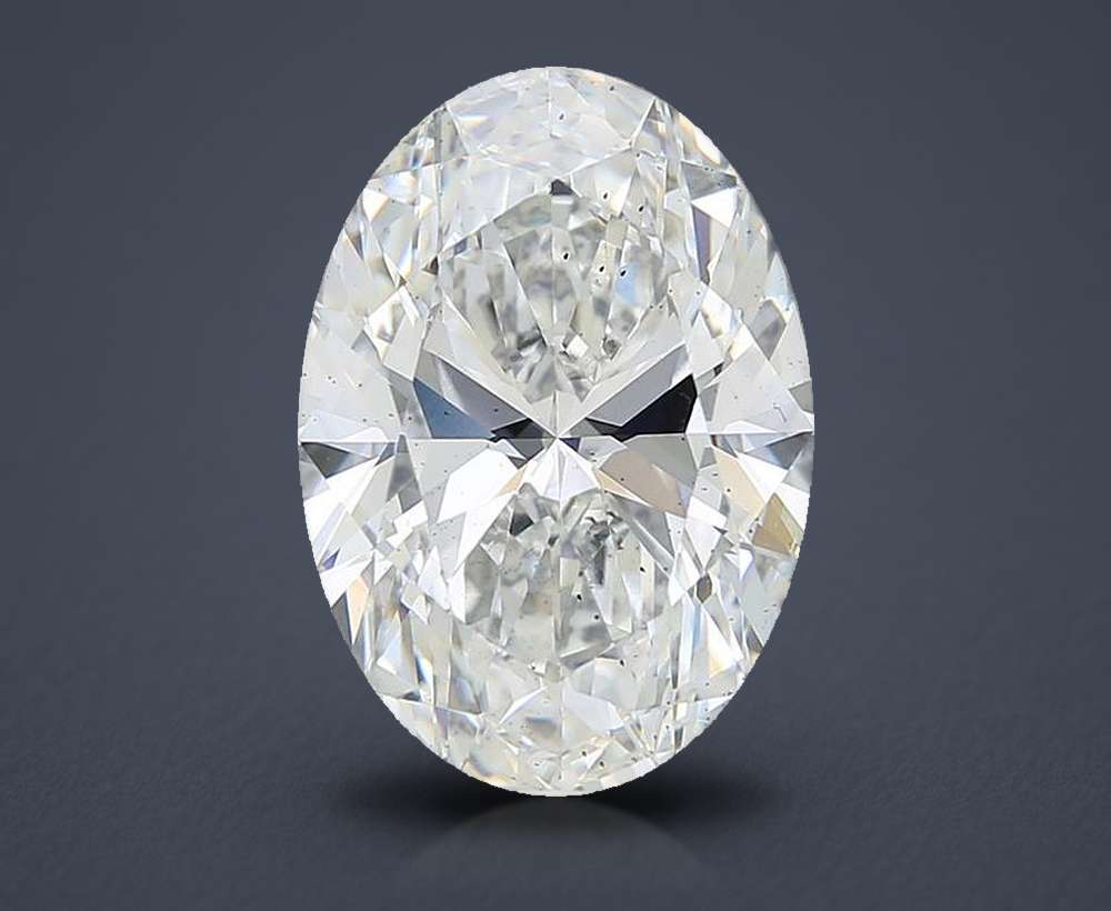 7.23ct G SI1 Rare Carat Ideal Cut Oval Lab Grown Diamond