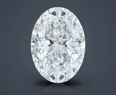 10.06ct I VS2 Rare Carat Ideal Cut Oval Diamond