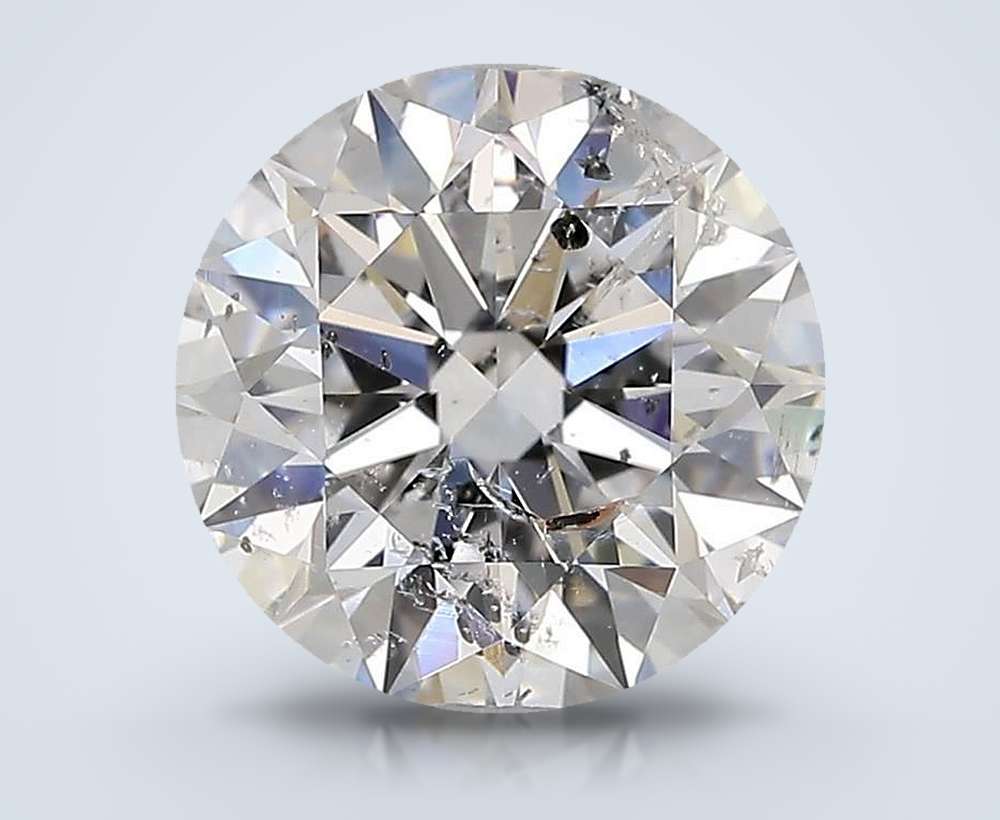 2.03ct E SI2 Ideal Cut Round Diamond