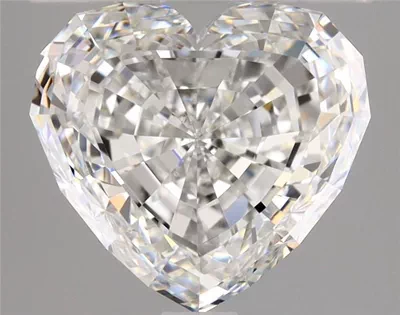 3.08ct G VS1 Good Cut Heart Diamond