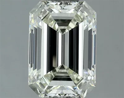 1.57ct K VVS2 Rare Carat Ideal Cut Emerald Diamond
