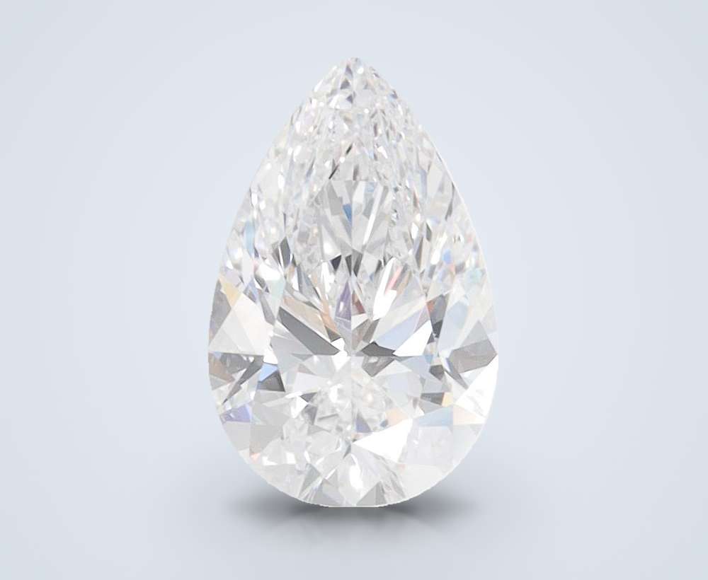 1.06ct D VVS1 Rare Carat Ideal Cut Pear Lab Grown Diamond