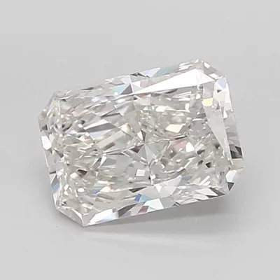3.01ct H VVS2 Rare Carat Ideal Cut Radiant Lab Grown Diamond