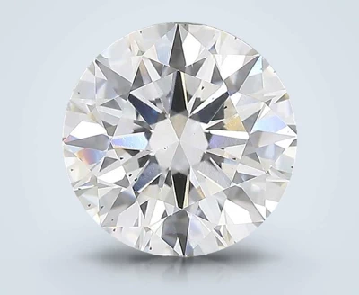3.08ct E SI1 Rare Carat Ideal Cut Round Lab Grown Diamond