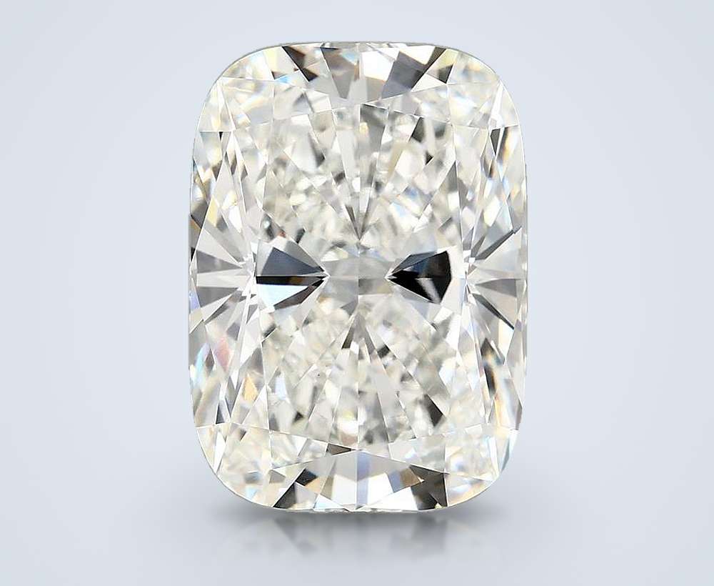 9.77ct F VVS2 Rare Carat Ideal Cut Cushion Lab Grown Diamond