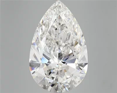 10.36ct F VVS2 Rare Carat Ideal Cut Pear Lab Grown Diamond