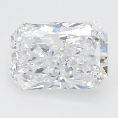 2.04ct D VVS1 Rare Carat Ideal Cut Radiant Lab Grown Diamond