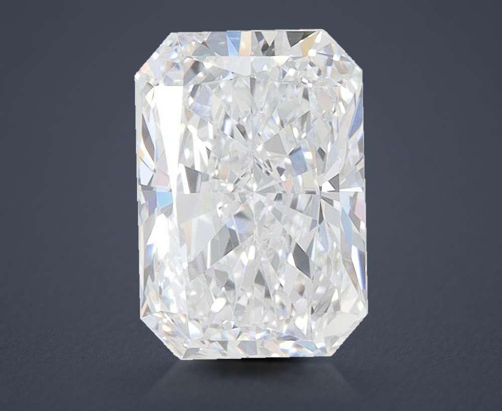 2.04ct D VVS1 Rare Carat Ideal Cut Radiant Lab Grown Diamond