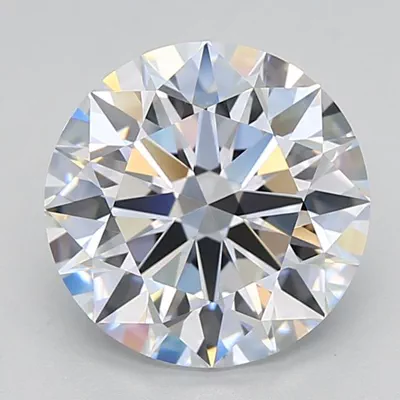3.51ct D VVS2 Rare Carat Ideal Cut Round Lab Grown Diamond