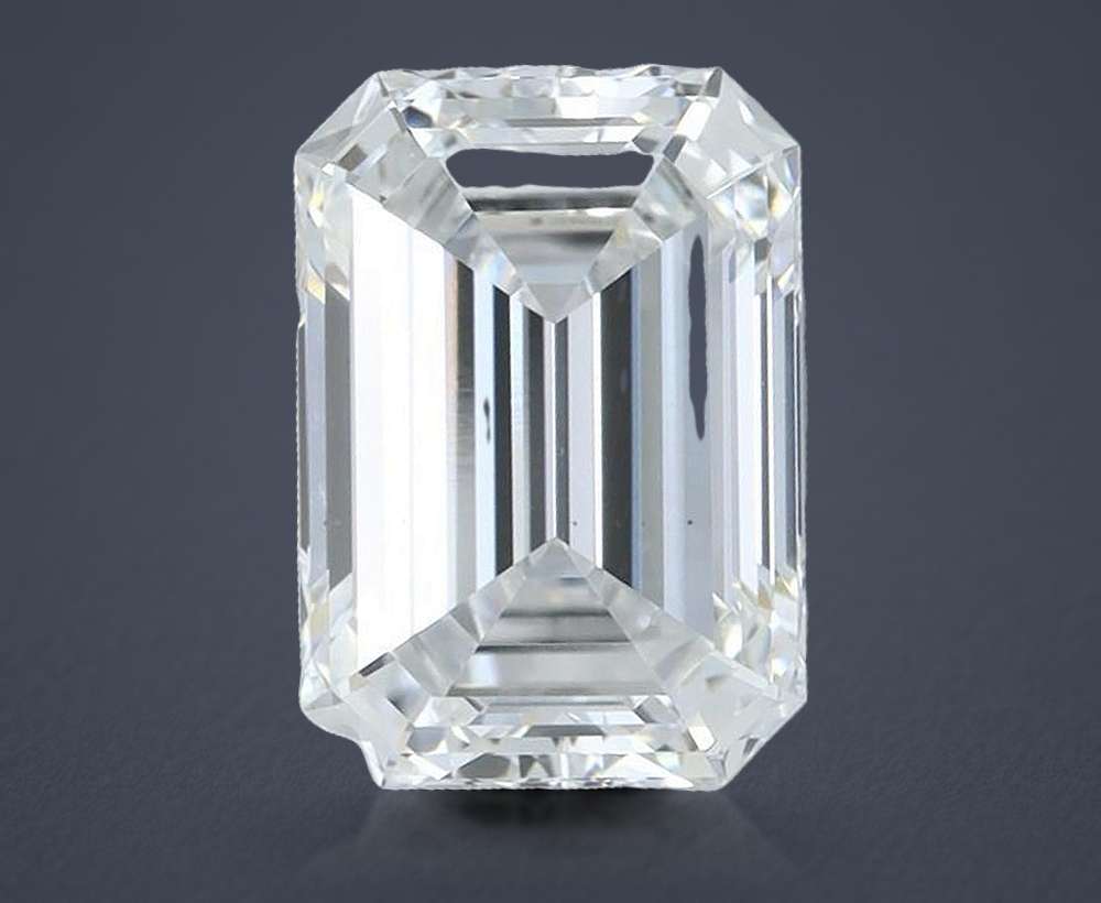 2.37ct D VS2 Rare Carat Ideal Cut Emerald Lab Grown Diamond