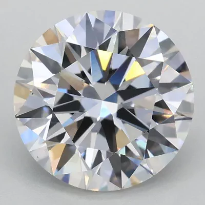 2.56ct D VS1 Rare Carat Ideal Cut Round Lab Grown Diamond