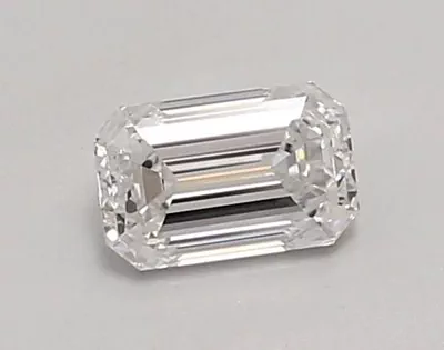 0.79ct D VVS2 Very Good Cut Emerald Lab Grown Diamond