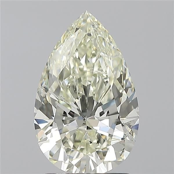 2.01ct J SI2 Rare Carat Ideal Cut Pear Diamond