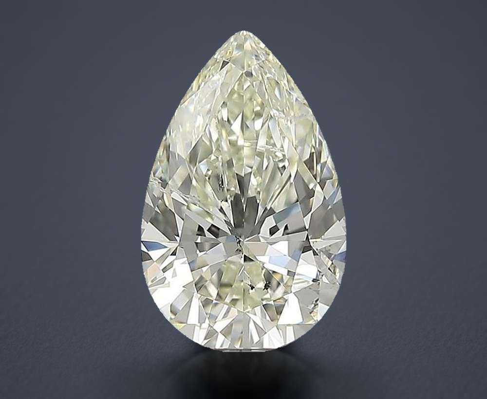 2.01ct J SI2 Rare Carat Ideal Cut Pear Diamond