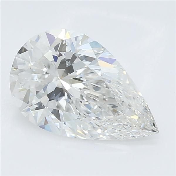 1.11ct F VS1 Rare Carat Ideal Cut Pear Lab Grown Diamond