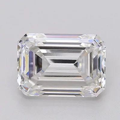 3.03ct F VS1 Very Good Cut Emerald Lab Grown Diamond