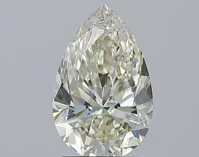 1.70ct J SI2 Rare Carat Ideal Cut Pear Diamond