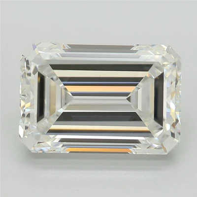 3.30ct E VS1 Rare Carat Ideal Cut Emerald Lab Grown Diamond