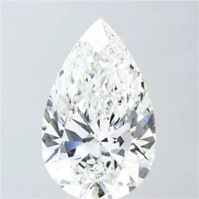 14.08ct F VVS2 Rare Carat Ideal Cut Pear Lab Grown Diamond