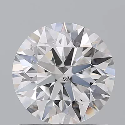 1.21ct E SI2 Rare Carat Ideal Cut Round Diamond