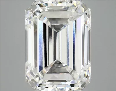 12.25ct F VVS2 Rare Carat Ideal Cut Emerald Lab Grown Diamond