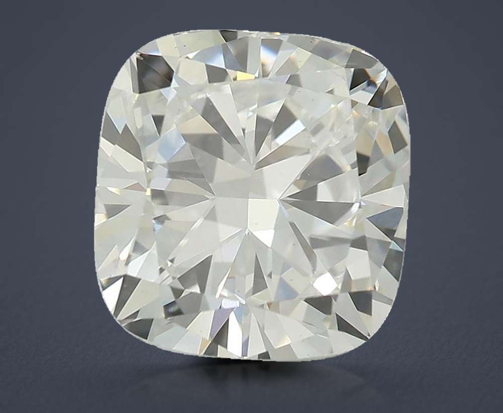 2.50ct E VS1 Very Good Cut Cushion Lab Grown Diamond