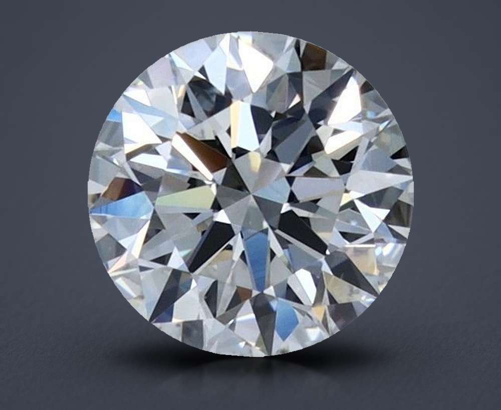 2.01ct G VVS2 Rare Carat Ideal Cut Round Diamond