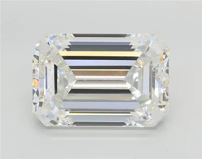 10.02ct F VS1 Rare Carat Ideal Cut Emerald Lab Grown Diamond