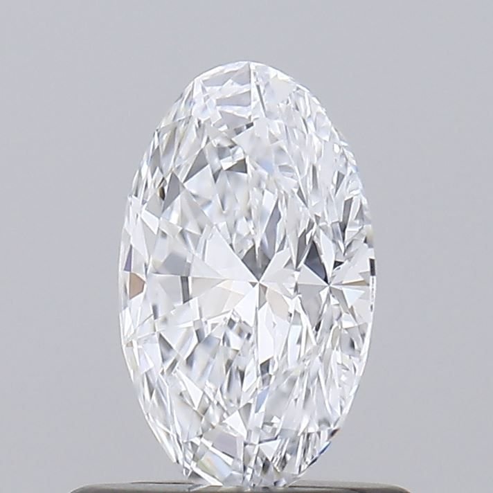 0.76ct D VVS1 Rare Carat Ideal Cut Oval Lab Grown Diamond