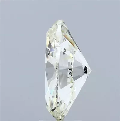 6.01ct K SI1 Rare Carat Ideal Cut Oval Diamond