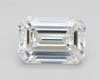 3.05ct E VS2 Rare Carat Ideal Cut Emerald Lab Grown Diamond