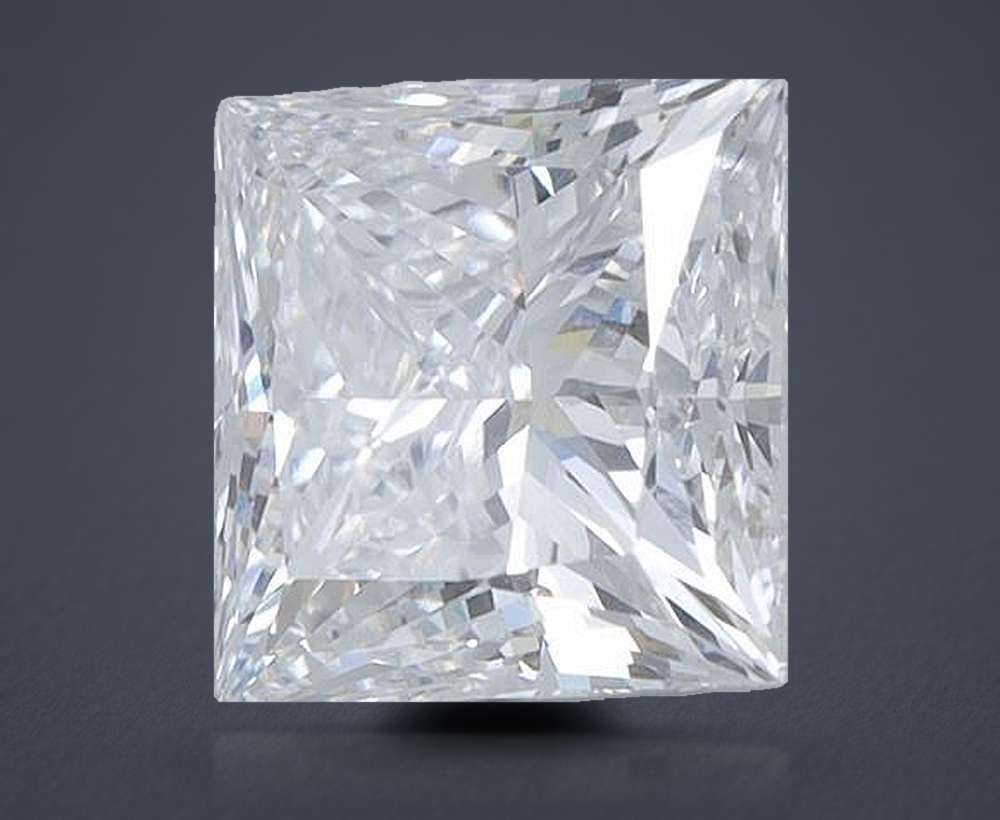 1.93ct E VVS1 Rare Carat Ideal Cut Princess Lab Grown Diamond