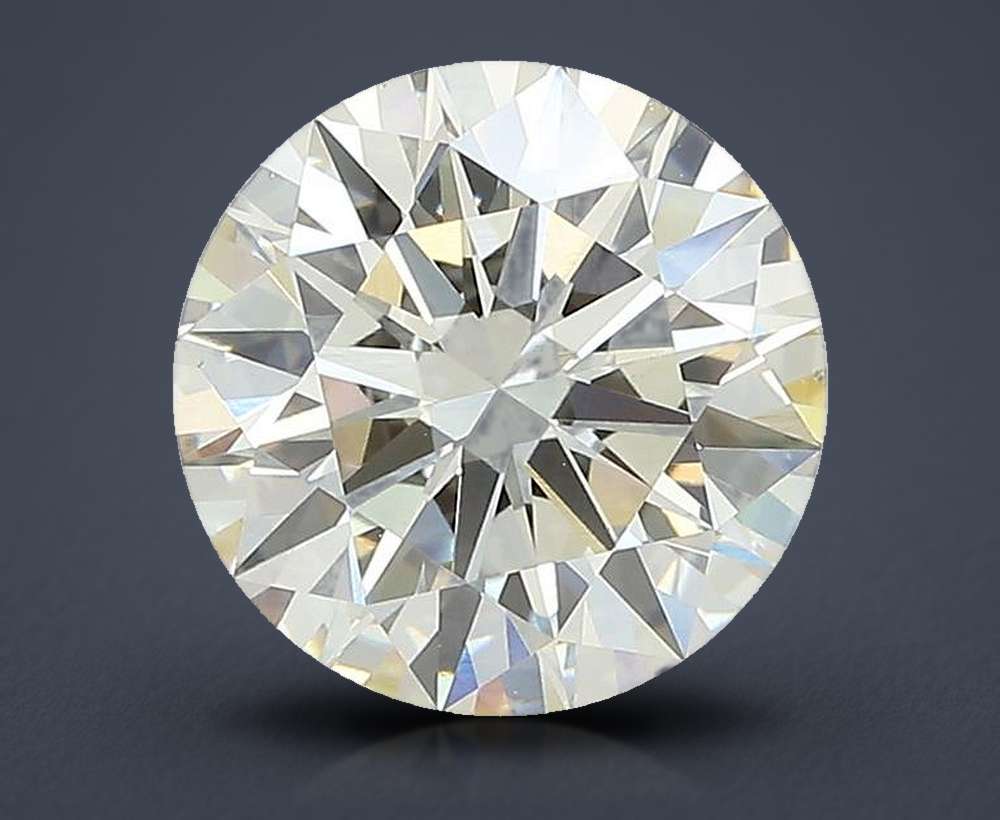 3.10ct J VS1 Rare Carat Ideal Cut Round Lab Grown Diamond
