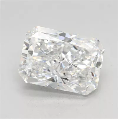 2.51ct D VS1 Rare Carat Ideal Cut Radiant Lab Grown Diamond