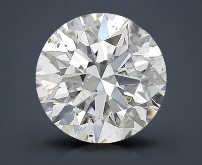 3.01ct E SI2 Rare Carat Ideal Cut Round Diamond