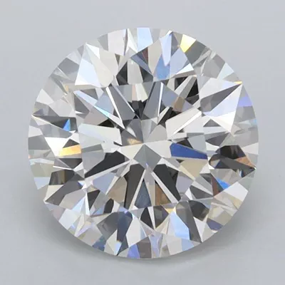 2.01ct F FL Rare Carat Ideal Cut Round Lab Grown Diamond