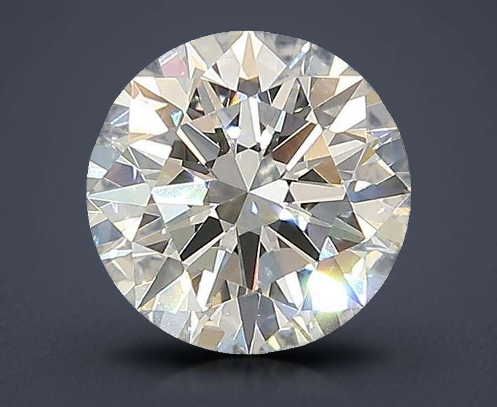 1.53ct I VVS2 Rare Carat Ideal Cut Round Lab Grown Diamond