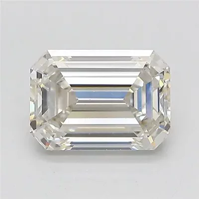 1.63ct H VS1 Rare Carat Ideal Cut Emerald Lab Grown Diamond