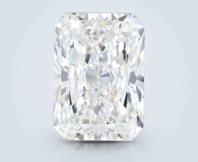 15.61ct F VVS2 Rare Carat Ideal Cut Radiant Lab Grown Diamond