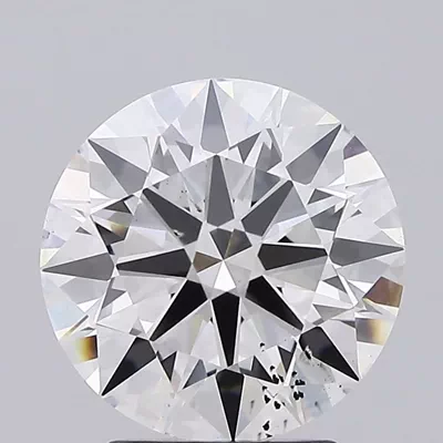 3.13ct F SI1 Rare Carat Ideal Cut Round Lab Grown Diamond